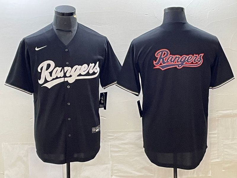 Men Texas Rangers Blank Black Game Nike 2023 MLB Jersey style 9->texas rangers->MLB Jersey